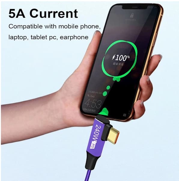 USB-C pikalatauskaapeli Type-C datakaapeli monivärinen 0,5-3M 2M Green