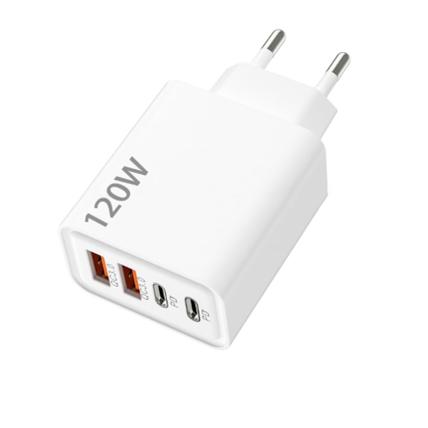 Samsung Xiaomi iPhone Type-C Snabbladdare svart