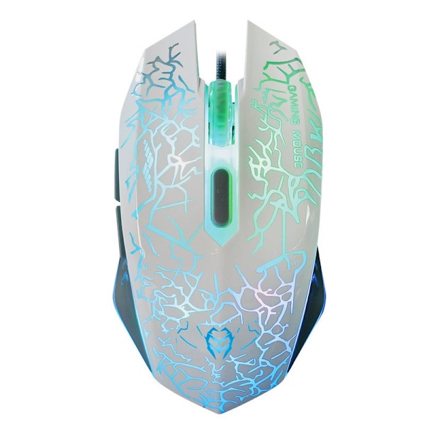 Gamingmus Dator USB-kabel Esports Färgglatt Andningsljus Lätt Mus Datortillbehör vit default