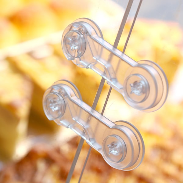 Babylåda säkerhetslås, barnsäkerhetsskåpslås, skåplåda dörr självhäftande spärrlås, babybälte Transparent unlocking 10 pieces