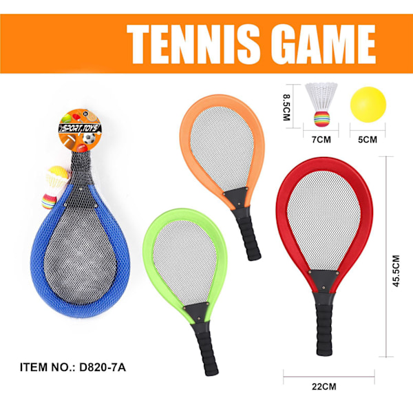 Utländsk sportutrustning, barn-förälder interaktion intresseodling, sportträningsleksaker 17 inch racket with random color
