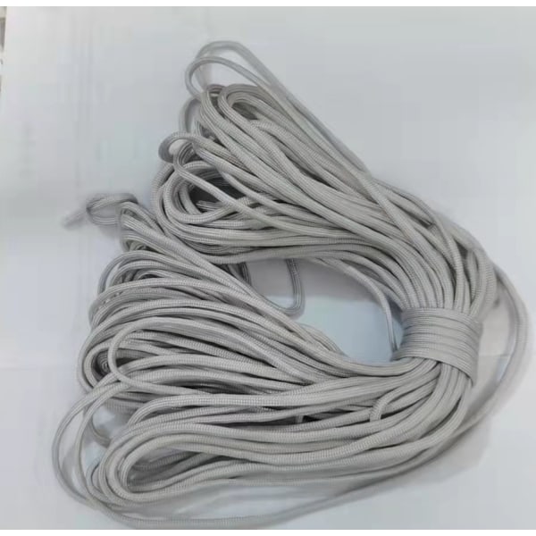 Används för utomhusaktiviteter, camping, överlevnad, fallskärmar, bergsklättringstillbehör för tält light gray 5 meters