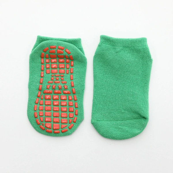 Barnstrumpor för golv, 10 par set, sommar Orange red 1-4 years old