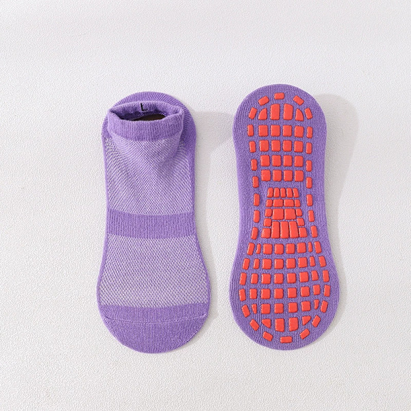 Barnstrumpor för golv, 10 par set, sommar Purple; Adult code