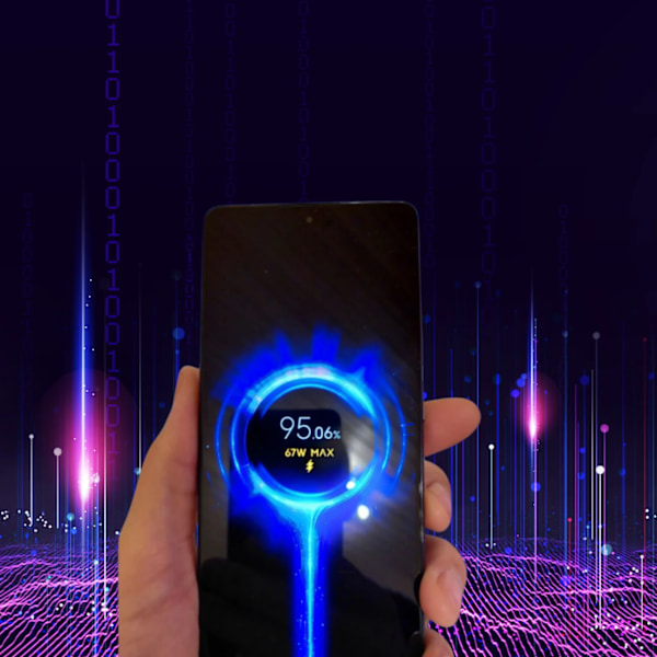 Xiaomi - Snabbladdare Turbo, EU-adapter, USB Type C-datakabel, Redmi Note Pro, Xiaomi 13 Lite, K60, K60E, K50, CIVI 3, 2, 67W