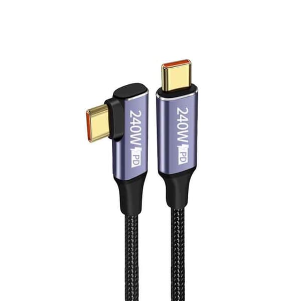 USB-C pikalatauskaapeli Type-C datakaapeli monivärinen 0,5-3M 0.5M Grey