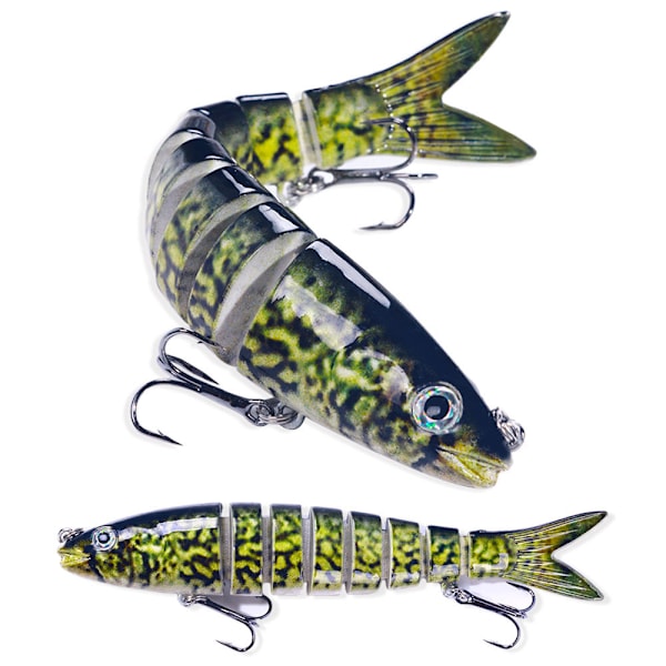 Nytt Luya Bete Multi-sektion Fisk 16 Färger 13cm 18g Bionisk Multi-sektion Bete Hårt Bete Utrikeshandel Luya Fiske Falskt Bete JM063-2_3