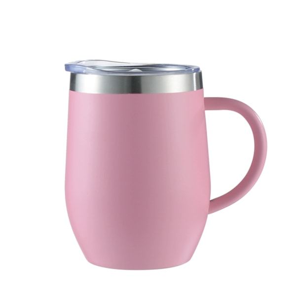 12oz Äggskalskopp U-formad Äggkopp 304 Rostfritt Stål Dubbel Vakuumisolerad Kopp Kreativ Handtagskopp style13 12oz