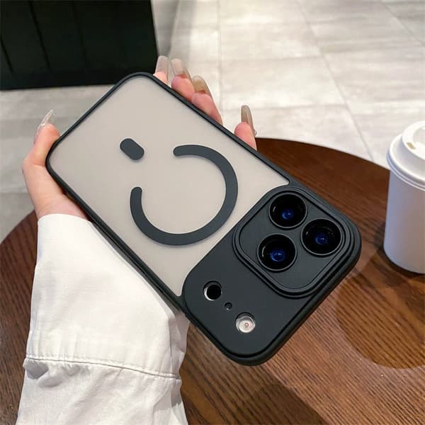 Kompatibel med iPhone 17 16 15 14 13 12 11 PRO Max Shell MagSafe TPU grey iphone16pro