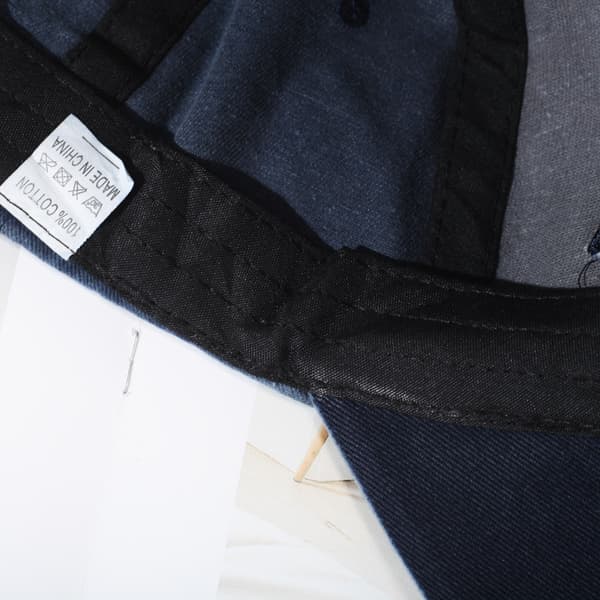 Brodert Bokstav Baseball Caps Slitte Falmede Hatter black 56-60cm