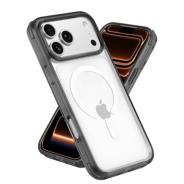 MagCase för iPhone 18 17 Pro Max – Kristallklart MagSafe-skal Light Transparent iphone 18 pro