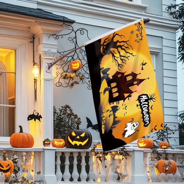 Halloween Flag Dekorationer til Udendørs 60*90CM 60×90cm 6