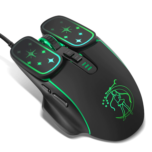 MOUSEUSB Trådbunden Gamingmus Datormus Tillbehör svart default