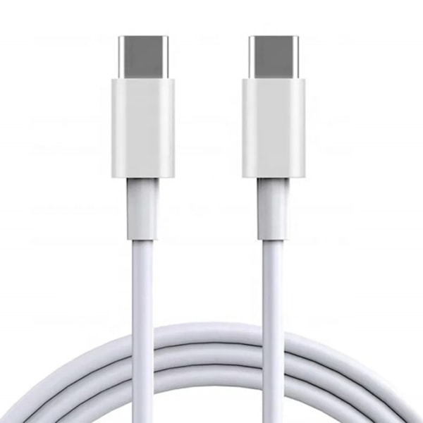 1 M 2 M 3 M 100W Typ C Till C PD Snabbladdningskabel För Apple IPhone 15 Pro Max IPad Macbook Samsung S22 S23 Huawei USB-C Kabel vit 1m