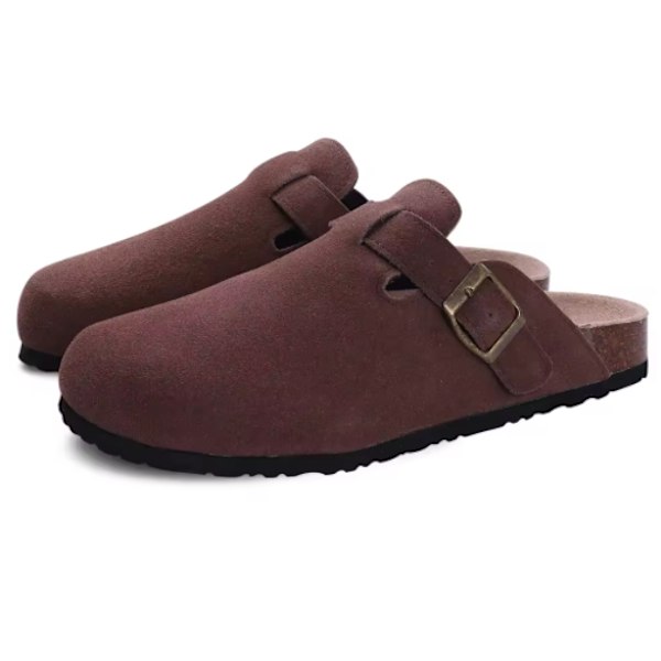 Buckskintofflor för dam, Slippers, Stövlar för herr, Korksandaler med välvda stöd, Strandtofflor för utomhusbruk, Hemsydda skor Style7 40