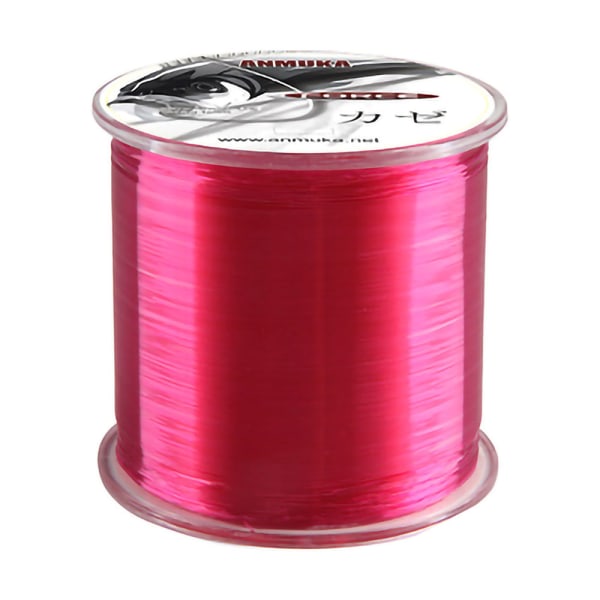 500 m fiskelina Superstark tålig monofilament nylon Pink 0.6LB