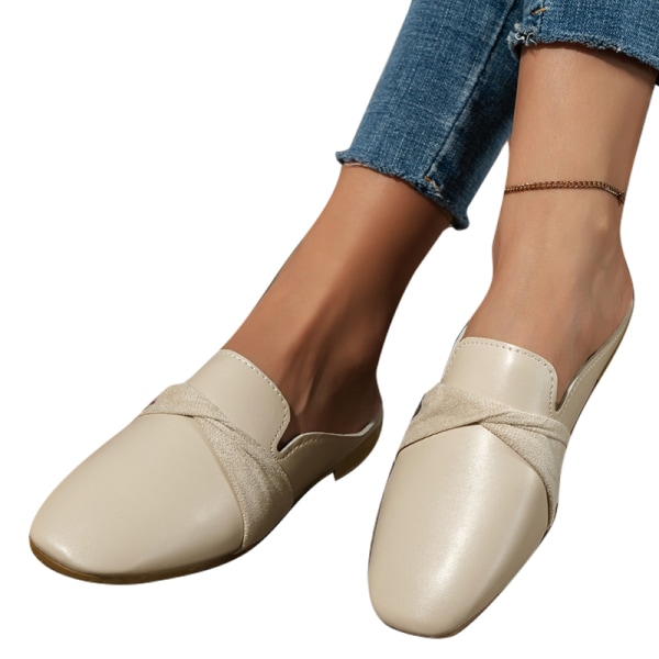 Damer med andas komfort Casual Skor Utomhus Anti-Slip Slip On Beige 36