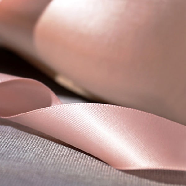 Klassiske ballettdansesko for jenter og voksne med snøring i firkantet tå Pink 34