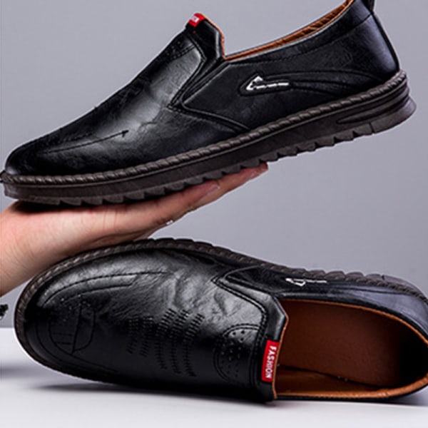 Miesten casual kengät Business Comfort Liukumattomat Loafers Party Classic Svart 41