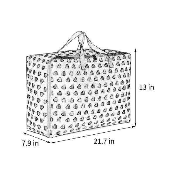 Kvinder Oxford Extra Large Cubes Kufferter Supplies Pakkepose Djupt blått Large (58*38*22cm)