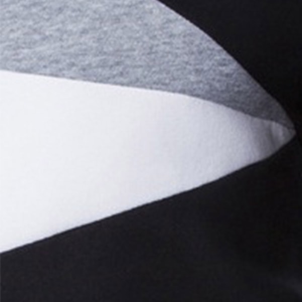 Långärmad Slim Fit Top Casual T-shirt Pullover Sweatshirt för män Svart L
