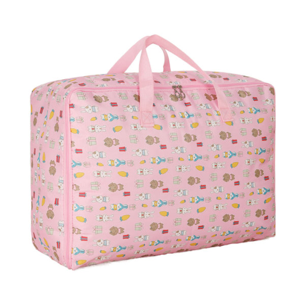 Kvinder Oxford Extra Large Cubes Kufferter Supplies Pakkepose Rosa kanin Large (58*38*22cm)