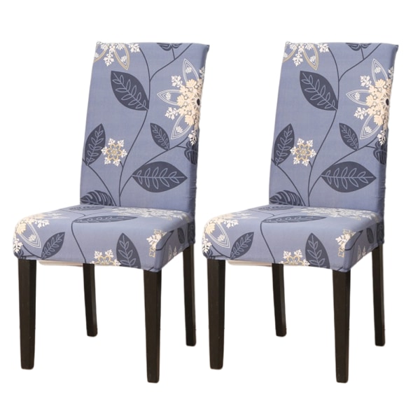 Avtagbar cover stretchmöbler skyddar banketten Blue Floral