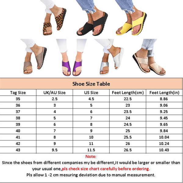 Comfy Platform Sandaler til kvinder Casual Slipper Anti-Slip udendørs Gul 38