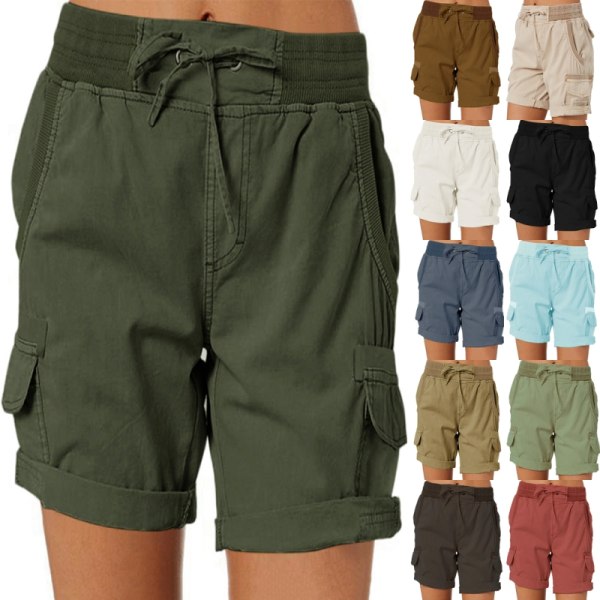 Dam Casual Cargo Shorts Sommar Casual Cargo Shorts Light Blue XL