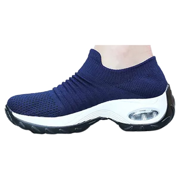 Sneakers för damer Air Cushion Andas Sneakers Löparskor Blue,37