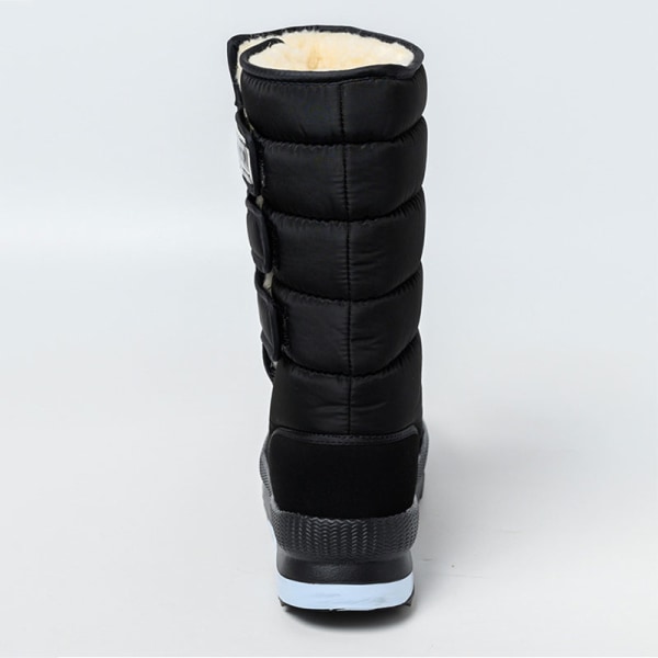Dam Herr Vattentät High-Top Snow Boots Tjocka Black 36