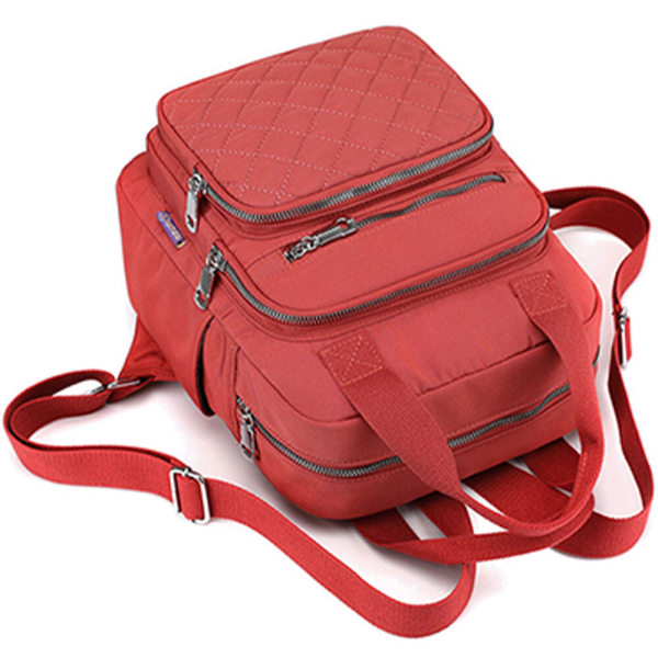 Handväska för kvinnor med multi fickor. Ryggsäck med justerbar axelrem Orange 9.84x6.69x12.6"