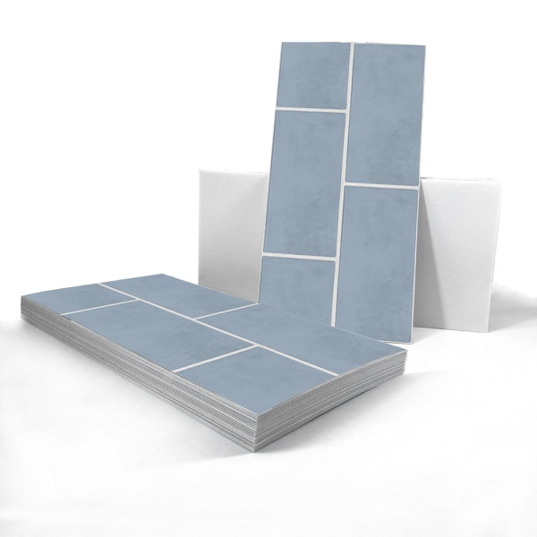 Brick Backsplash kakel självhäftande väggdekaler Väggdekaler VB008 12x6"x4 Pieces