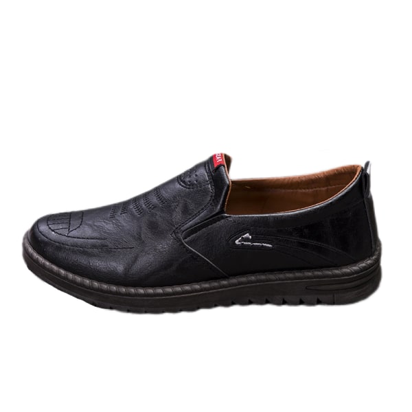 Miesten casual kengät Business Comfort Liukumattomat Loafers Party Classic Svart 42