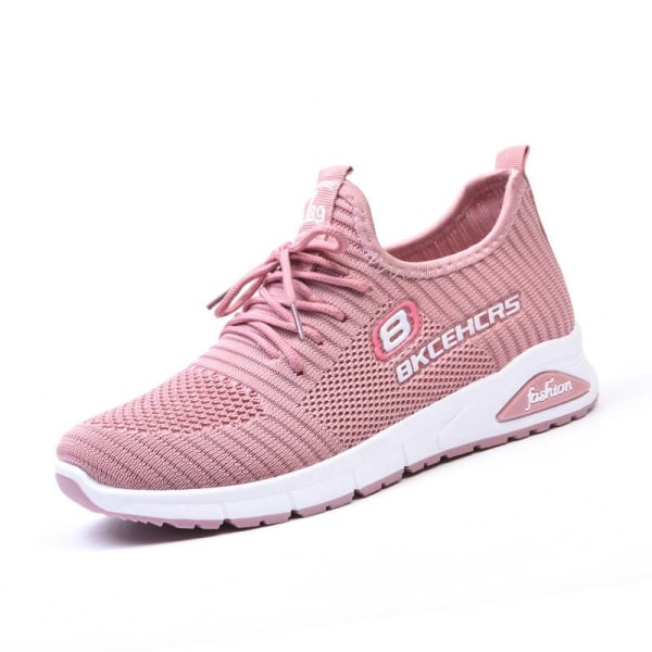 Kvinder Komfortabel åndbar Mesh Casual Sko Sneaker Pink,39