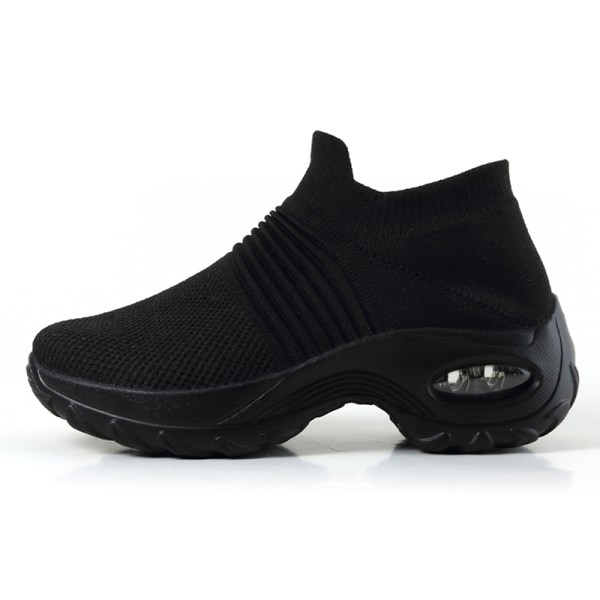 Sneakers för damer Air Cushion Andas Sneakers Löparskor X Black,36