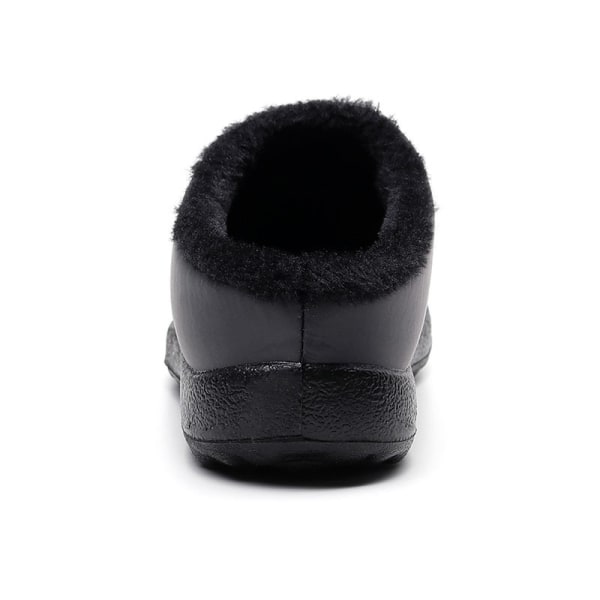 Dam Winter Snow Warm Velvet Cozy Cotton Tofflor Vattentät Grå 42