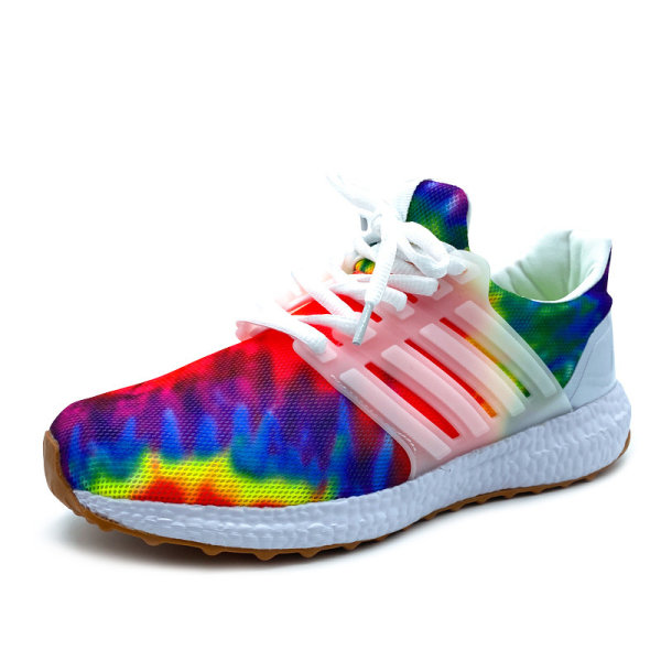 Damplattform Graffiti löparskor Sneakers Casual Athletic Colorful,42