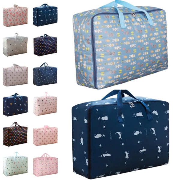 Kvinder Oxford Extra Large Cubes Kufferter Supplies Pakkepose Mörkblå Medium (55*33*20cm)