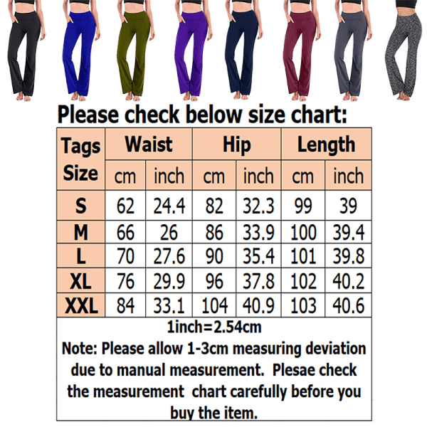 Naisten korkeavyötäröiset joogahousut Yksiväriset leggingsit Black S