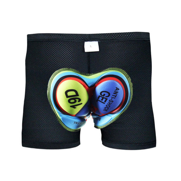 Men 3D Gel Vadderade Cykel Shorts Underkläder Korta Byxor Green XXL