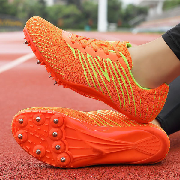 Naisten juoksukengät, liukumattomat lenkkarit, yleisurheilu Orange 39