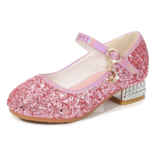 Girls Flats Sparkle Party Mary Jane Princess -mekkokengät rosa 32