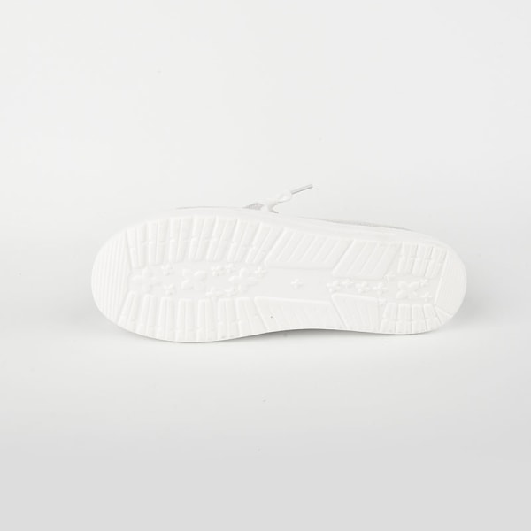 Kvinnors Slip On Casual Shoes Flat Flats creamy-white 36