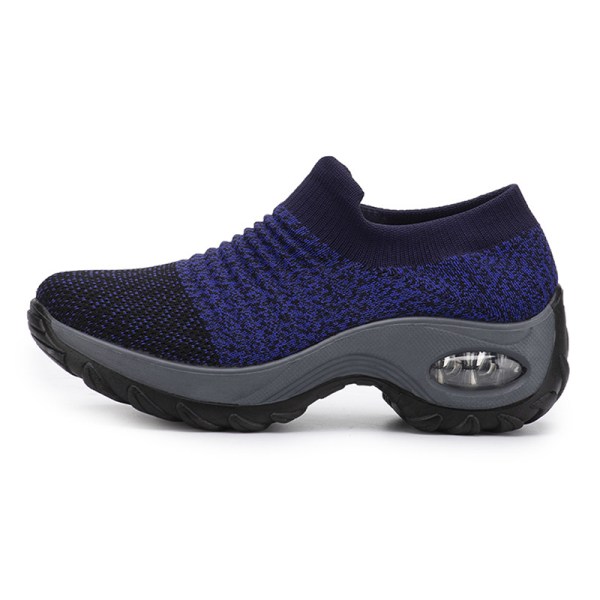 Sneakers för damer Air Cushion Andas Sneakers Löparskor Dark Blue,35