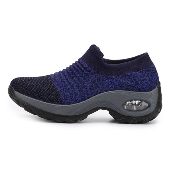 Sneakers för damer Air Cushion Andas Sneakers Löparskor Dark Blue,37