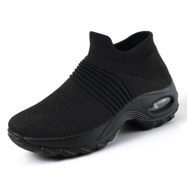 Sneakers för damer Air Cushion Andas Sneakers Löparskor X Black,35