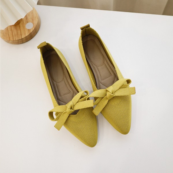 Naisten matalasuuiset, pehmeäpohjaiset mesh casual kengät toimivat Yellow 40