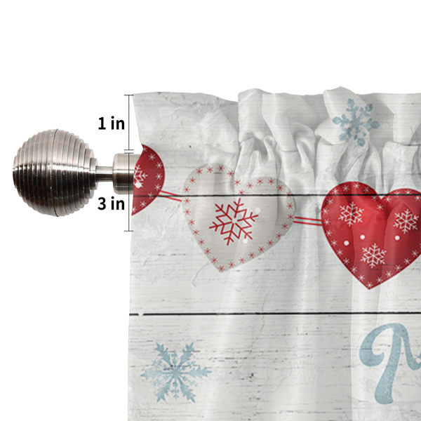 1 kpl printed ruudullinen sauva tasku koristeellinen joulun lyhyt paneeli Style-A 1pc W:18''x H:54''