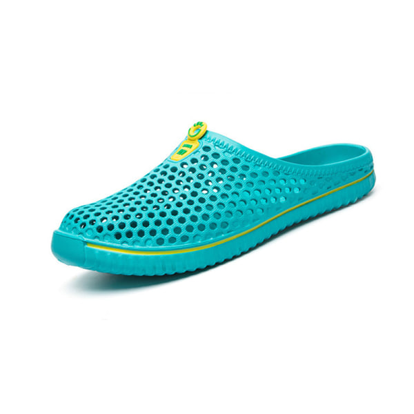 Unisex Hollow Out Tofflor Snabbtorkande Trädgård Closed Toe Sandaler Månsken 42 Male